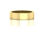 Stačiakampis vestuvinis žiedas 6 mm 2