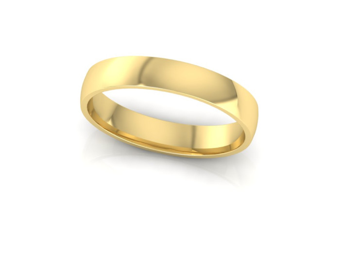 Klasikinis vestuvinis žiedas 4 mm