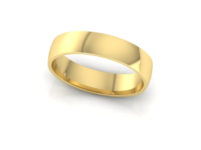Klasikinis vestuvinis žiedas 5 mm
