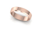 Vestuvinis žiedas nuleistomis briaunomis 5 mm 4