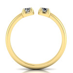 Sužadėtuvių žiedas dekoruotas briliantais "Nelė" (z1379) 2