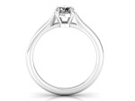 Sužadėtuvių žiedas su deimantu "Livija" (2161) 2