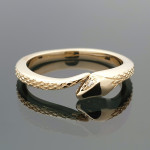 Auksinis žiedas su briliantais "Gyvatė" (1563) 5