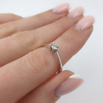 Sužadėtuvių žiedas su deimantu "Liza" (2032) 2