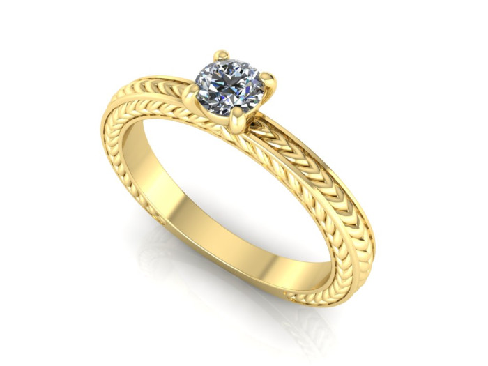 Sužadėtuvių žiedas "Kleopatra"