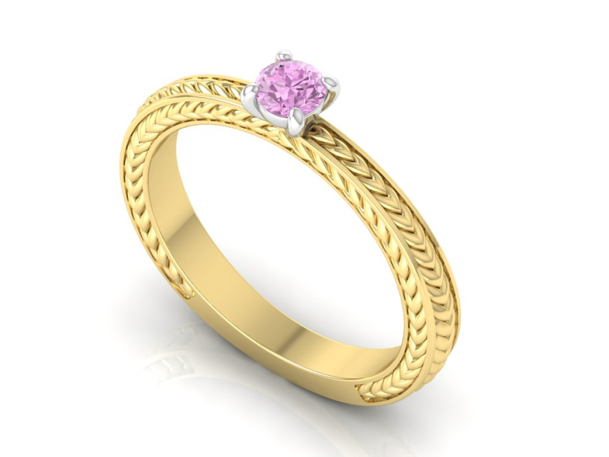 Kleopatras rozā safīra gredzens (838) 1