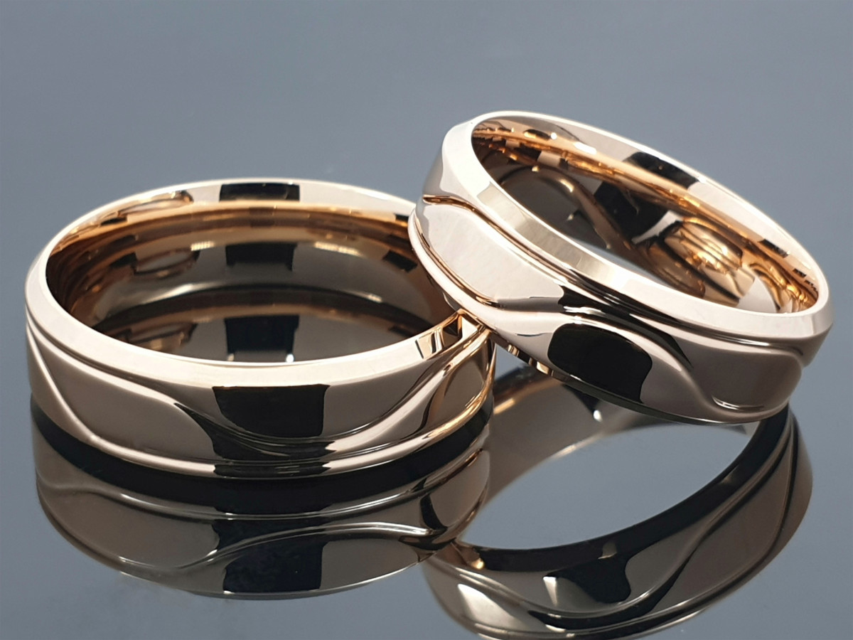  Wedding rings "Waves" (vz36)