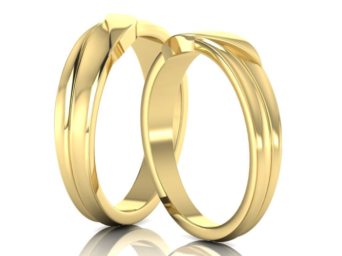 Vestuviniai žiedai "Saida"