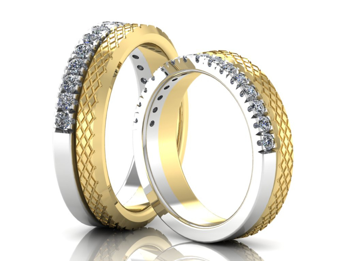 Vestuviniai žiedai "Amelija"