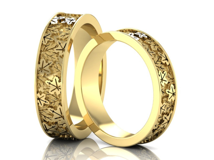 Vestuviniai žiedai "Eivina"
