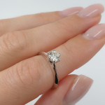  White gold diamond-set engagement ring (1463) 2