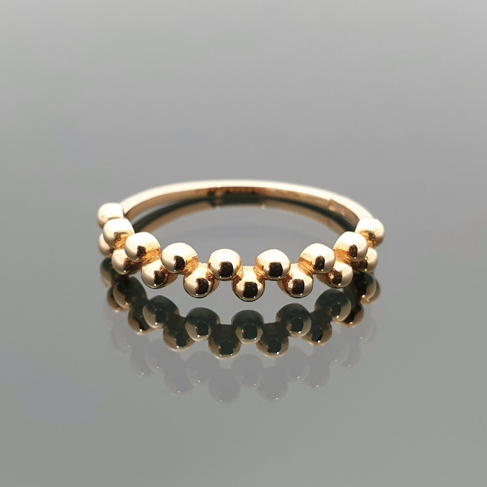 Auksinis žiedas "Burbuliukai" (97)