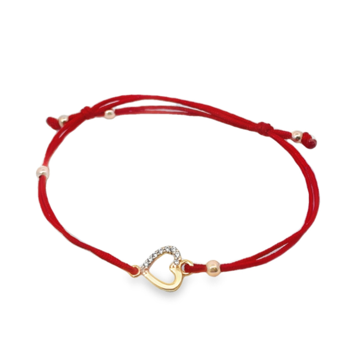  Red thread bracelet "Heart" (558) 1