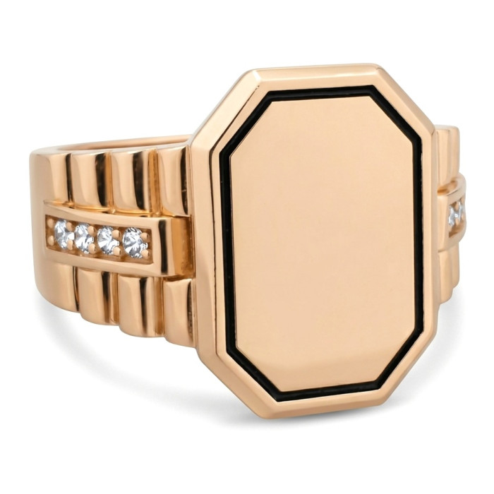 Vīriešu zelta gredzens (1215)