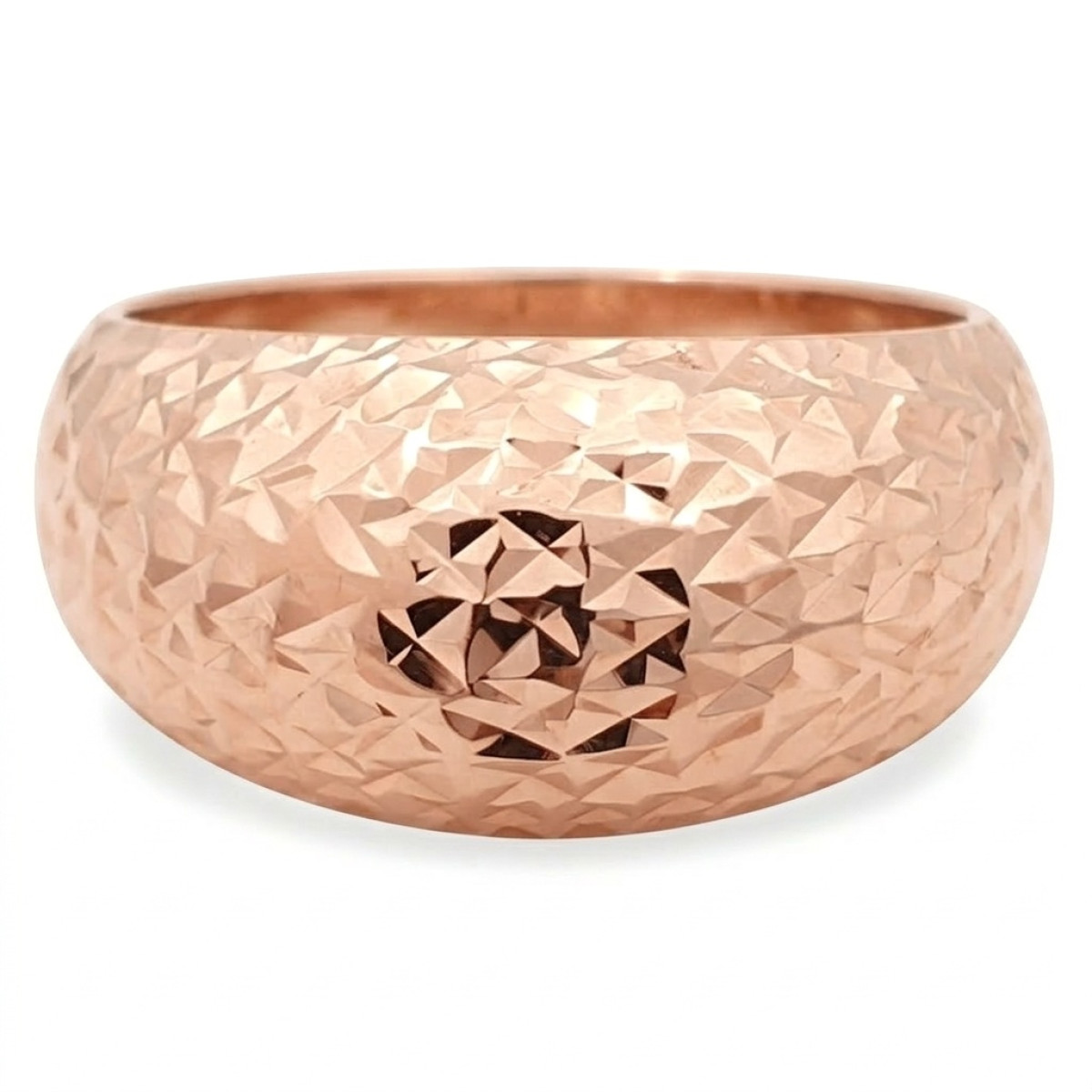 Zelta gredzens (1338), Bez cilpām, Zelta standarts: 585, Produkta foto svars: 2.44 g - Rotājumlietas internetā