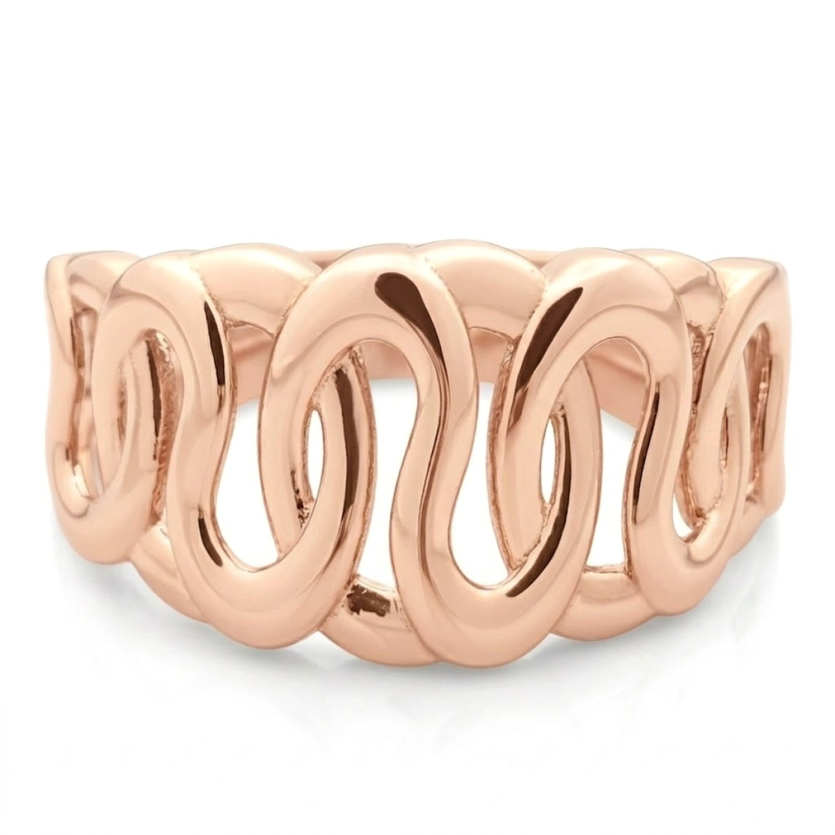 Zelta gredzens (1656), Bez cilpām, Zelta standarts: 585, Produkta foto svars: 3.17 g - Rotājumlietas internetā