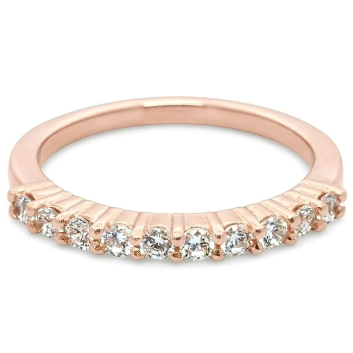 Auksinis žiedas su cirkonio akučių juostele (1900)