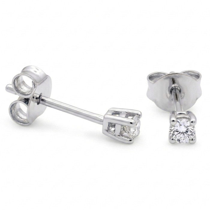 Small earrings with diamonds (409)