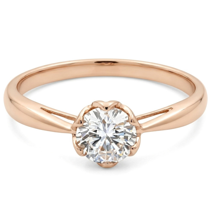 Auksinis žiedas dekoruotas Lab Grown deimantu (19)