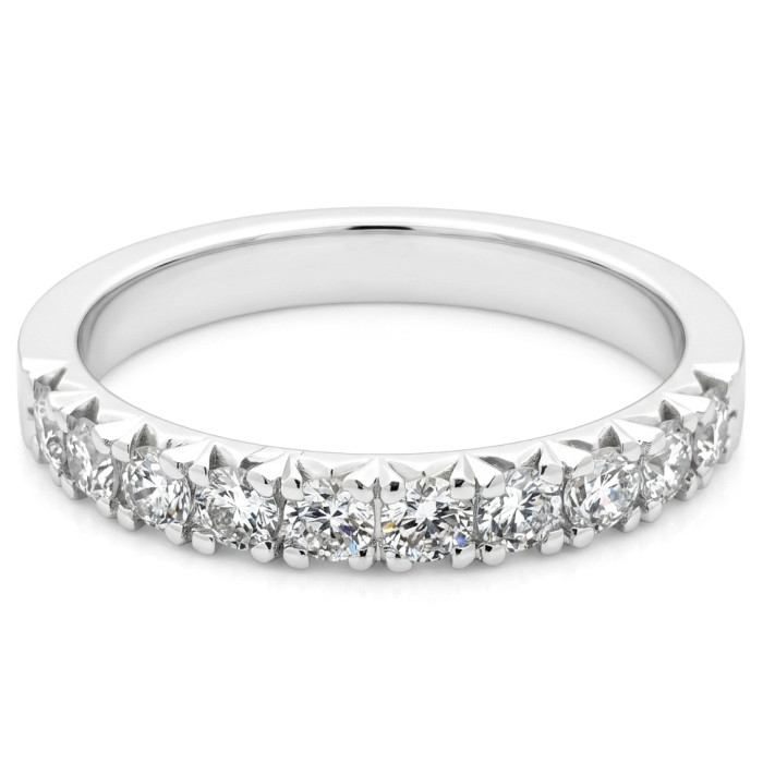 Balto aukso Lab grown deimantų juostelė (5)