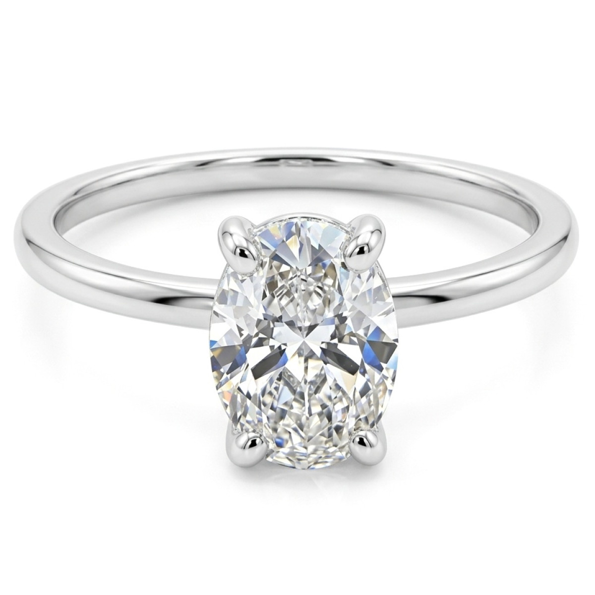 Sužadėtuvių žiedas su Lab Grown deimantu (53), LAB GROWN žiedai, Aukso praba: 585, Gaminio nuotraukoje svoris: 2.13 g, Brangakmenis: Lab Grown diamond, Brangakmenio svoris ct.: 0.70-1.50 ct, Brangakmenio svoris: 1.00 ct - Juvelyrika internetu