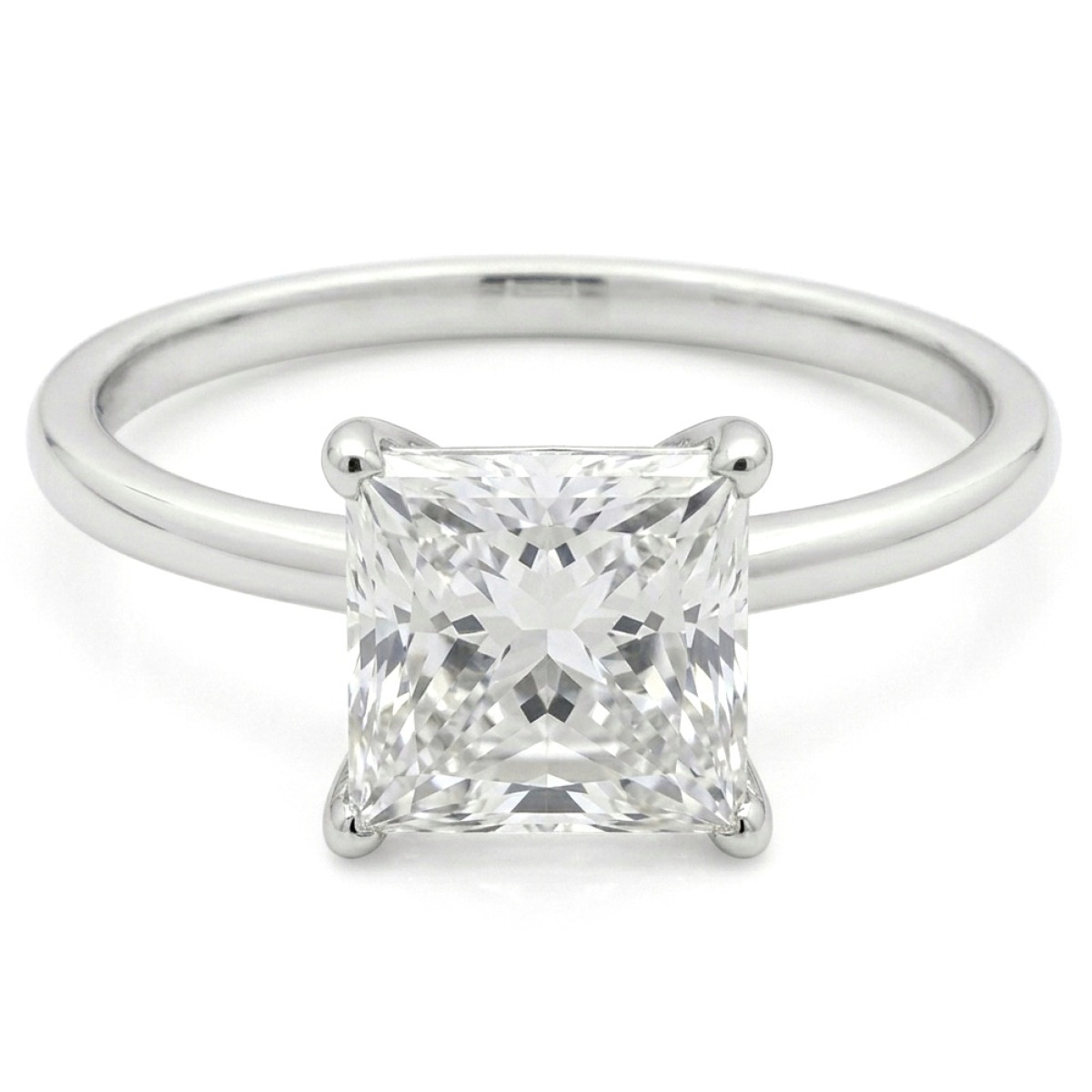 Balto aukso žiedas su Lab Grown deimantu (55), LAB GROWN žiedai, Aukso praba: 585, Gaminio nuotraukoje svoris: 2.12 g, Brangakmenis: Lab Grown diamond, Brangakmenio svoris ct.: 0.70-1.50 ct, Brangakmenio svoris: 1.00 ct - Juvelyrika internetu