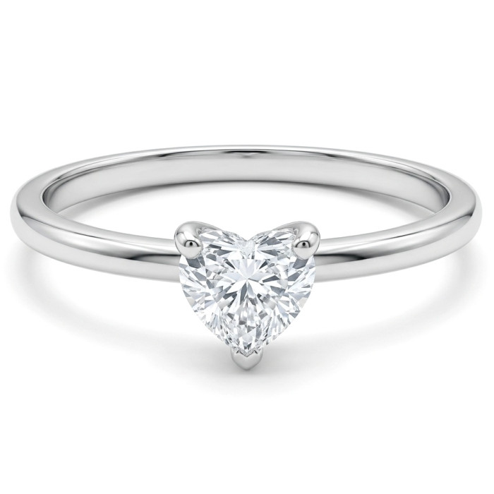 Klasikinis sužadėtuvių žiedas su Lab grown deimantu (58)