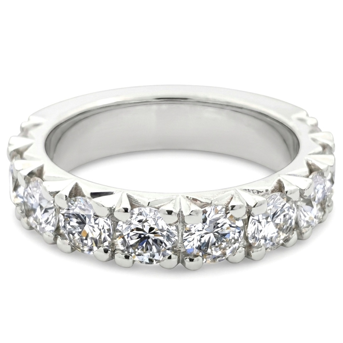 Auksinis Lab Grown deimantų žiedas "Fishtail" (6), LAB GROWN žiedai, Aukso praba: 585, Gaminio nuotraukoje svoris: 5.10 g, Brangakmenis: Lab Grown diamond, Brangakmenio svoris: 1.60 ct, Brangakmenio svoris ct.: 1.51-2.00 ct - Juvelyrika internetu