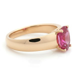  Gold ring decorated with ruby ​​(z1370), Women's Rings, Gold type: 585, Item in the photo weight: 4.71 g, Gemstone: Ruby, Gemstone ct.: 1.38 ct, Gemstone ct.: 0.70-1.50 ct - Custom jewelry