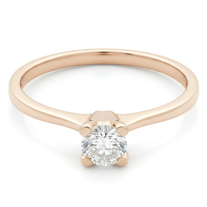  Engagement ring decorated with diamonds (z1372)