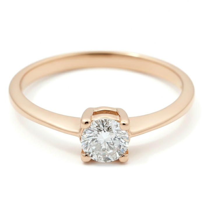 Zelta saderināšanās gredzens ar briljantu (2063)