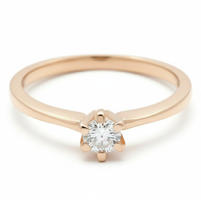  Saderināšanās gredzens ar briljantu (2061)