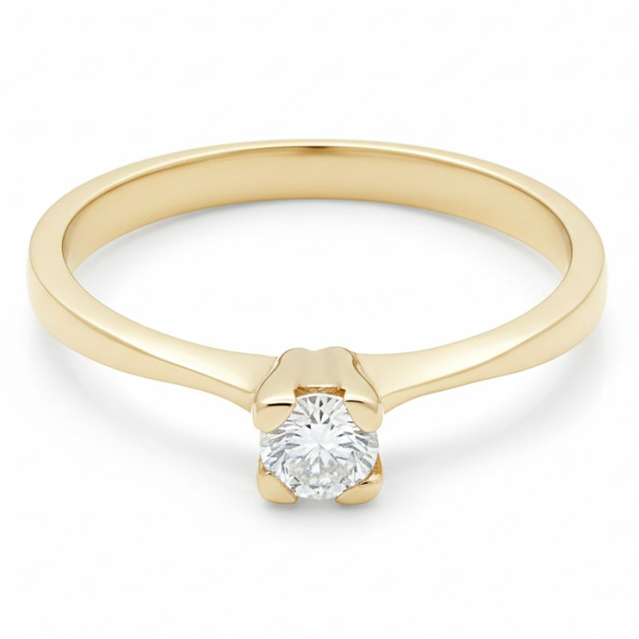 Zelta saderināšanās gredzens ar dimantu (2129)