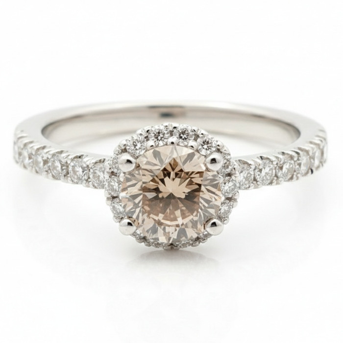 Aro gredzens ar konjaka dimantu (2072)