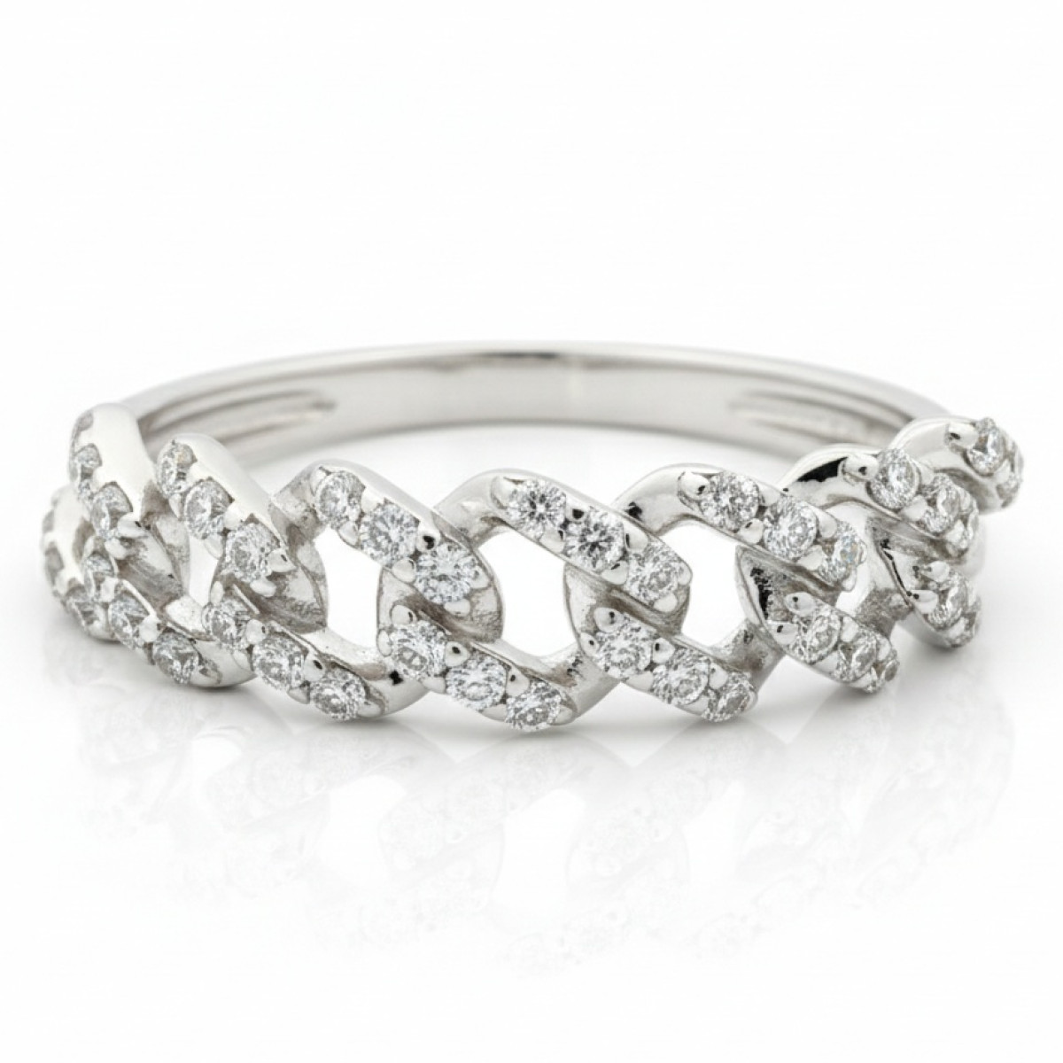 Zelta gredzens ar briljantiem , Sieviešu gredzeni, Zelta standarts: 585, Produkta foto svars: 1.57 g, Dārgakmeņi: Izcili, Dārgakmens svars ct.: 0.20-0.29 ct, Dārgakmens svars: 0.23 ct - Rotājumlietas internetā