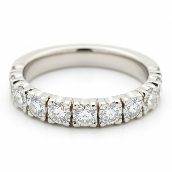  Fancy White Gold Diamond Band (1590)