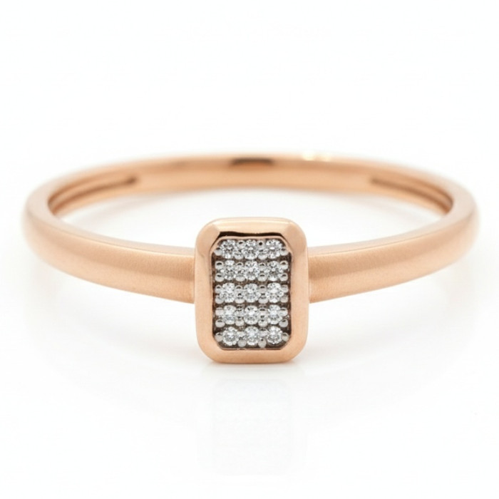 Gold ring with diamonds (1646)