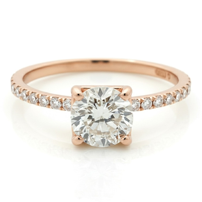 Engagement ring with diamonds (2297)