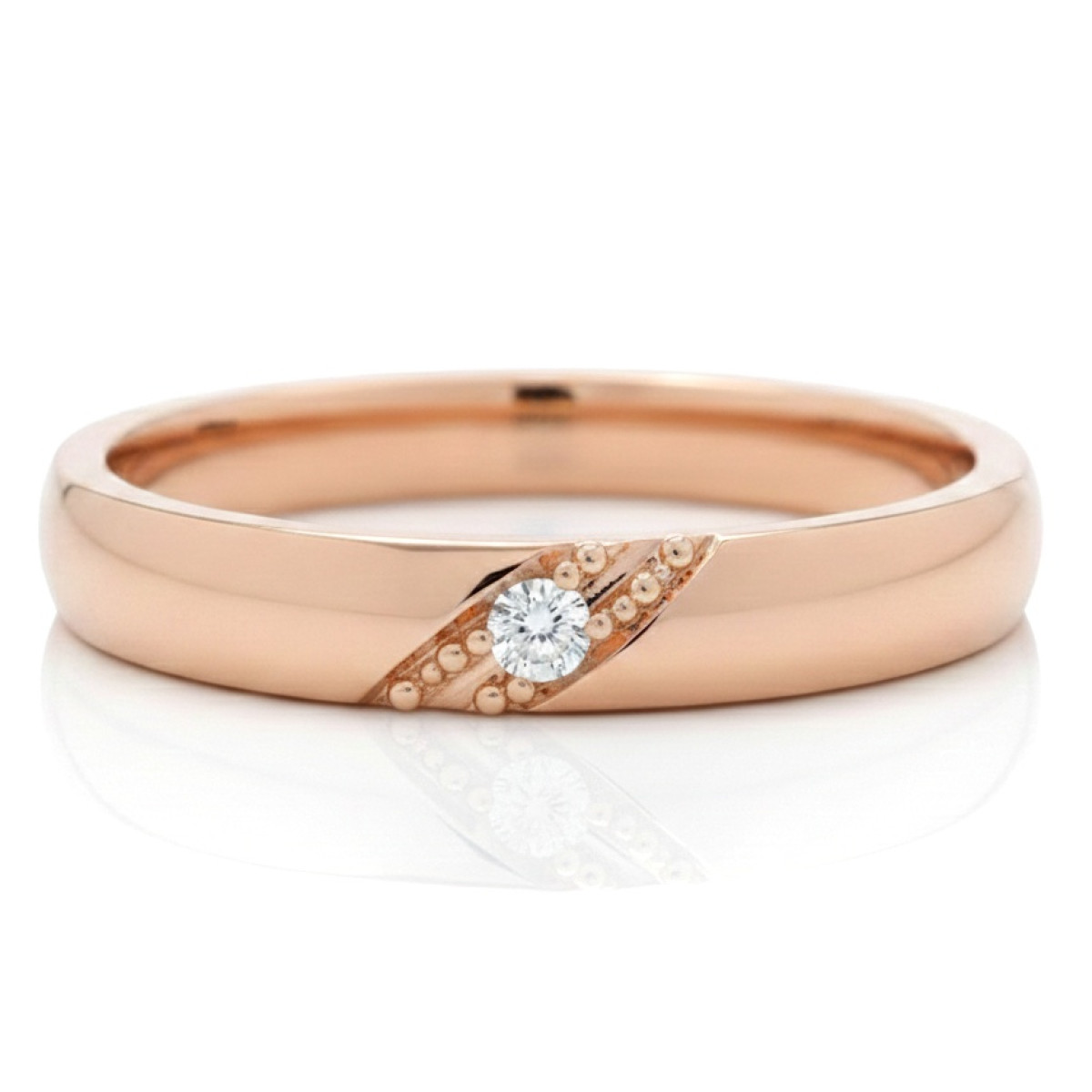 Gold ring with diamond (2311), Women's Rings, Gold type: 585, Item in the photo weight: 4.09 g, Gemstone: Brilliant, Gemstone ct.: 0.04 ct, Gemstone ct.: 0.01-0.09 ct - Jewelry online