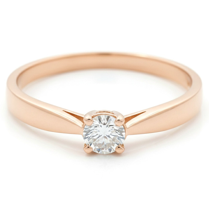 Classic engagement ring with diamond (2414)