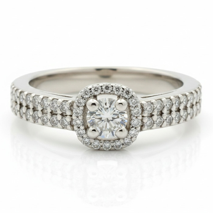 Elegant Halo Diamond Engagement Ring (2699)
