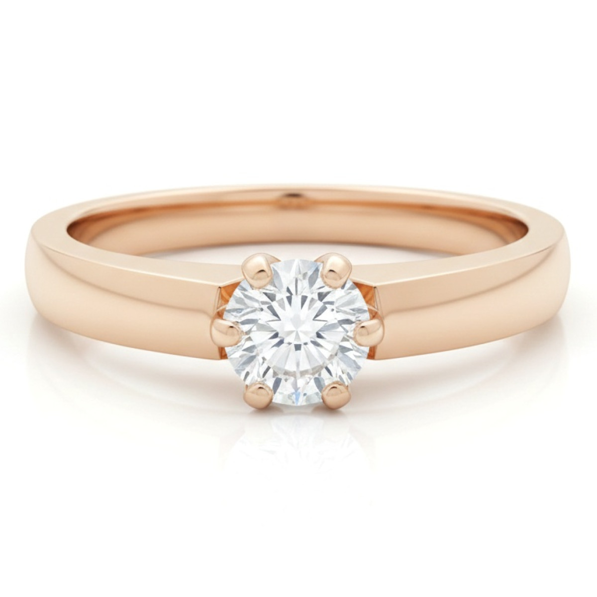 Saderināšanās rhinestone rhinestone (1278), Ar acīm, Zelta standarts: 585, Produkta foto svars: 4.44 g, Dārgakmeņi: Cirkons - Rotājumlietas internetā