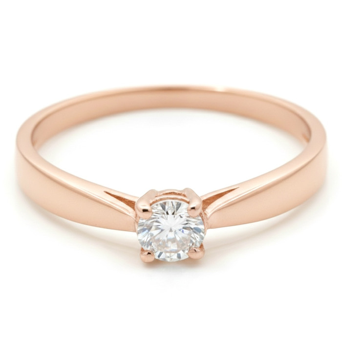 Klasisks saderināšanās gredzens ar actiņu (1438)