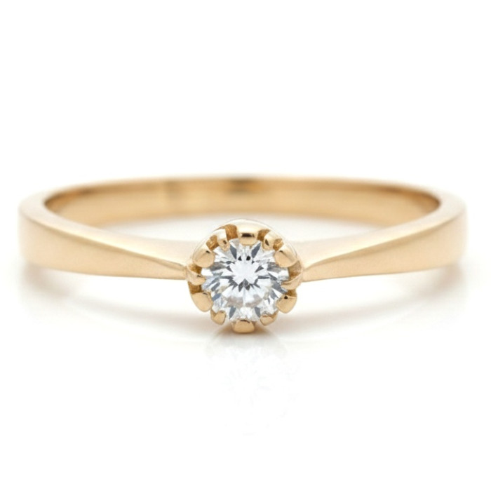 Zelta saderināšanās gredzens ar aci (1574)