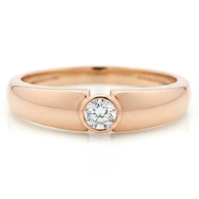 Sieviešu zelta gredzens ar aci (1577)