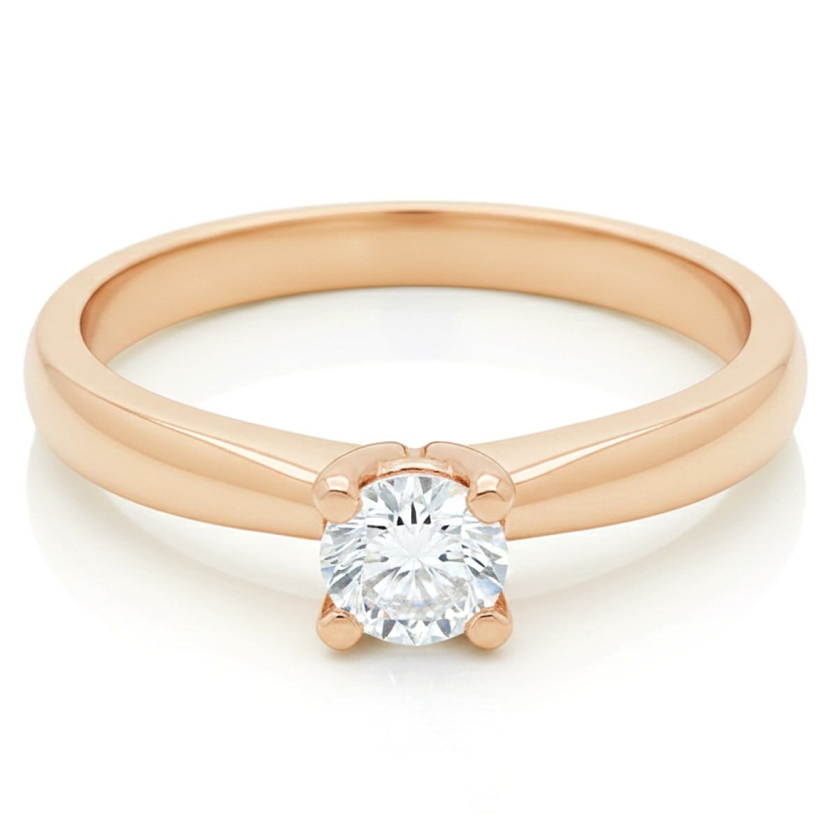 Engagement ring with eye (1597), With Gemstones, Gold type: 585, Item in the photo weight: 3.32 g, Gemstone: Zircon - Jewelry online