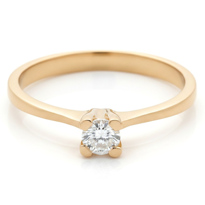 Zelta saderināšanās gredzens ar aci (1604)