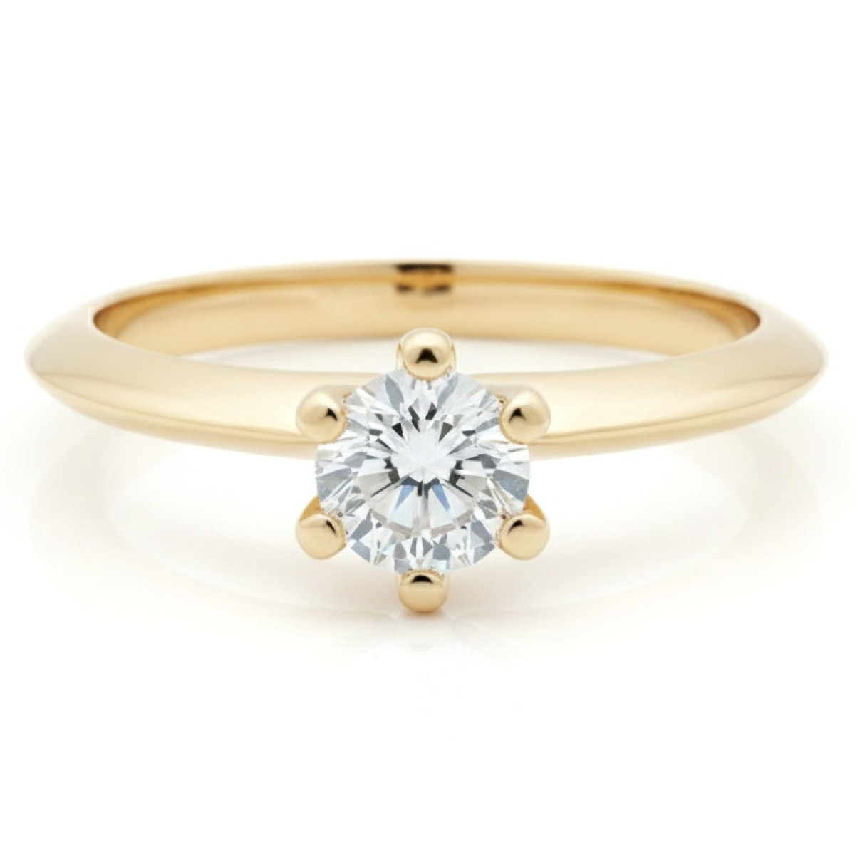 Klasisks saderināšanās gredzens ar actiņu (1616), Ar acīm, Zelta standarts: 585, Produkta foto svars: 2.34 g, Dārgakmeņi: Cirkons - Rotājumlietas internetā