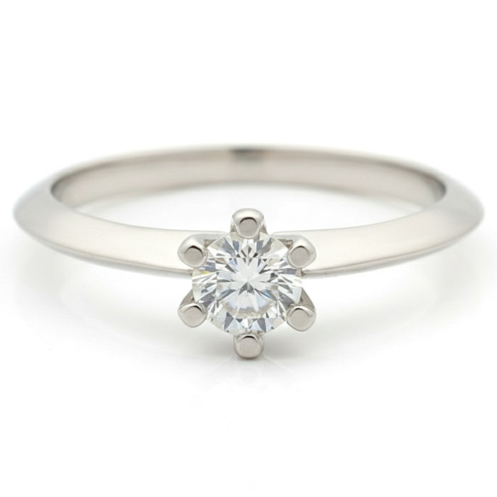  White Gold Diamond Engagement Ring (1554)