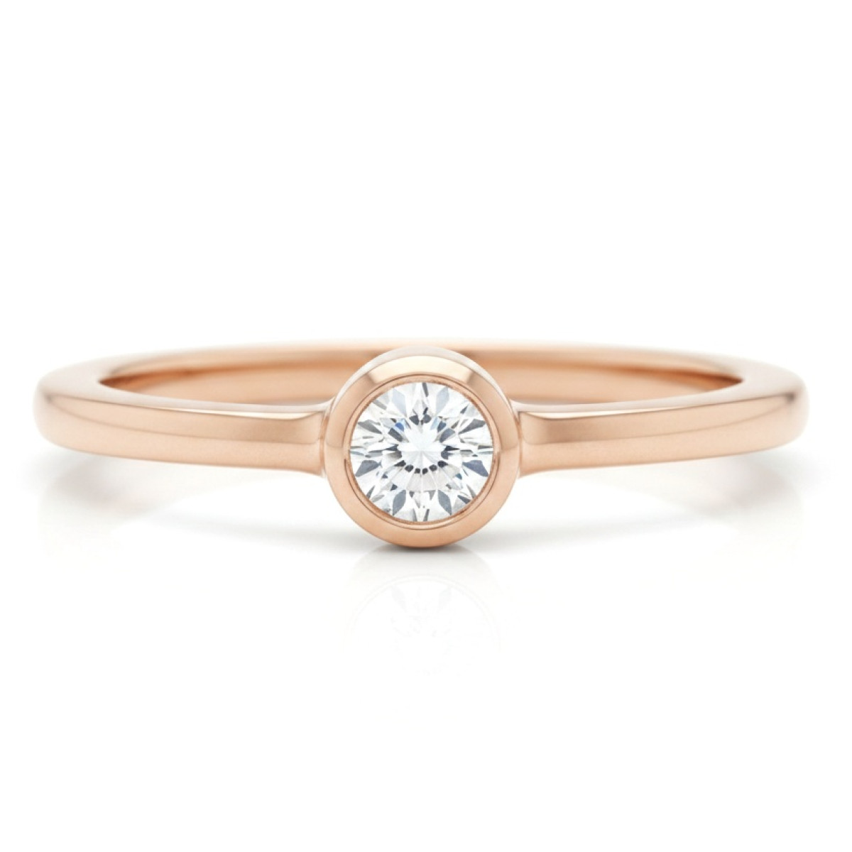 Gold ring with eye (1730), With Gemstones, Gold type: 585, Item in the photo weight: 1.78 g, Gemstone: Zircon - Jewelry online